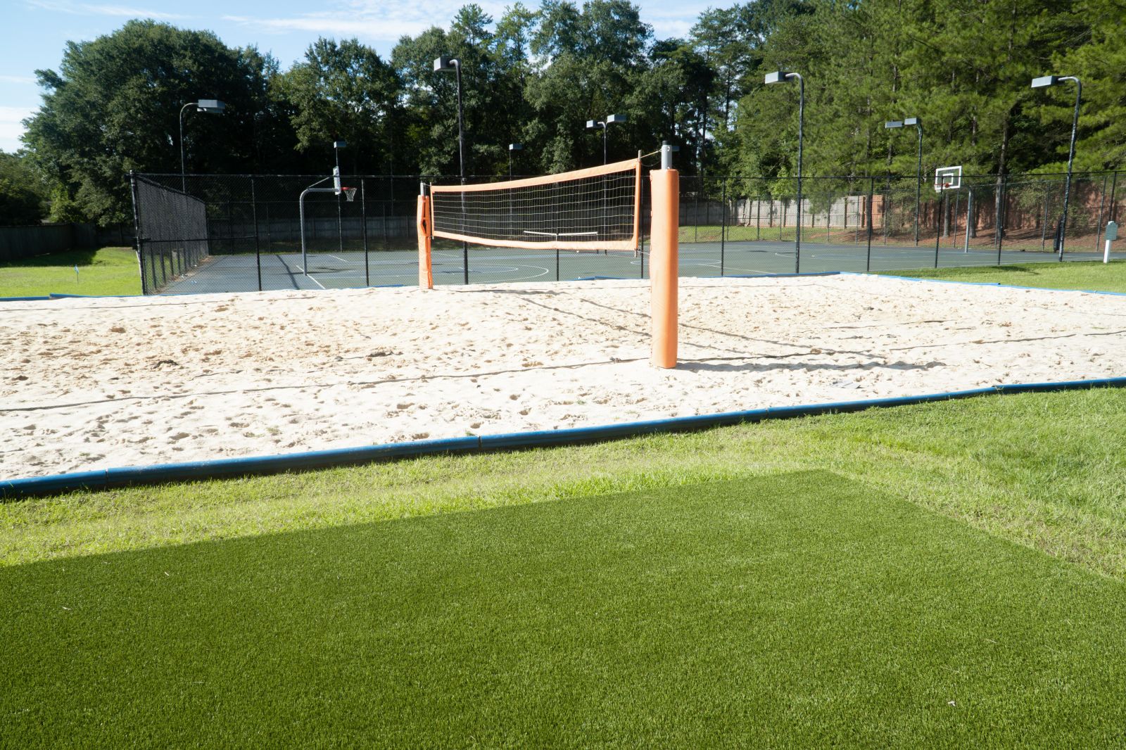 sand volleyball court