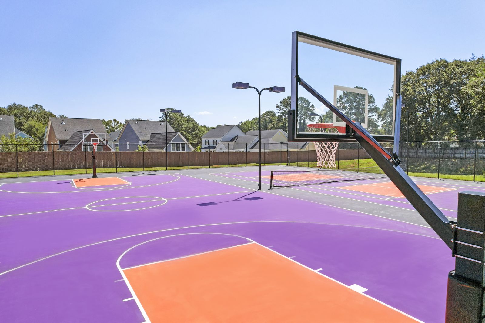 outdoor basketball court