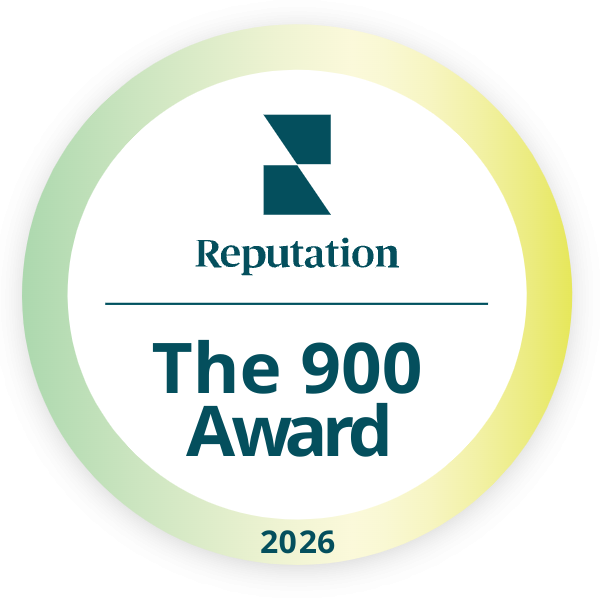 The 900 Award 2026 Badge