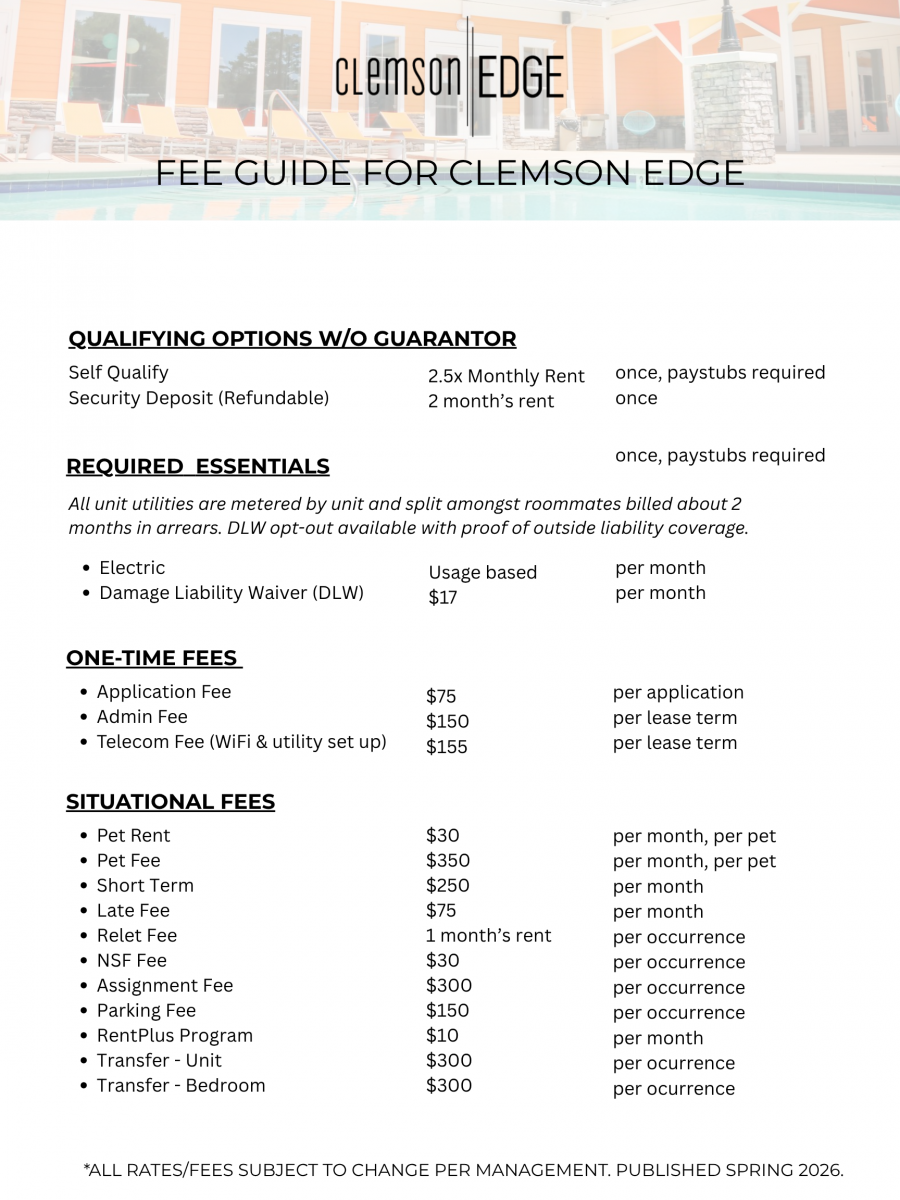 Website Fees Clemson 1